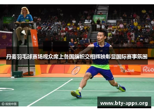 丹麦羽毛球赛场观众席上各国旗帜交相辉映彰显国际赛事氛围 丹麦羽毛球赛场观众席上各国旗帜交相辉映彰显国际赛事氛围