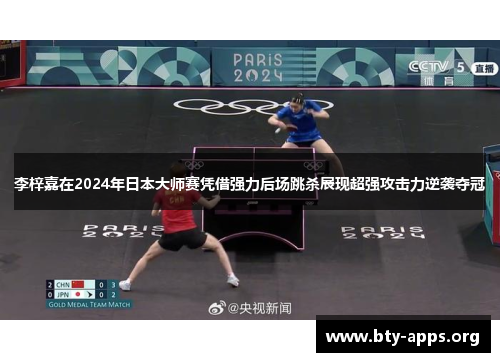 李梓嘉在2024年日本大师赛凭借强力后场跳杀展现超强攻击力逆袭夺冠 李梓嘉在2024年日本大师赛凭借强力后场跳杀展现超强攻击力逆袭夺冠