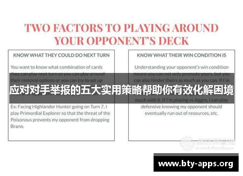 应对对手举报的五大实用策略帮助你有效化解困境