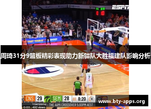 周琦31分9篮板精彩表现助力新疆队大胜福建队影响分析 周琦31分9篮板精彩表现助力新疆队大胜福建队影响分析