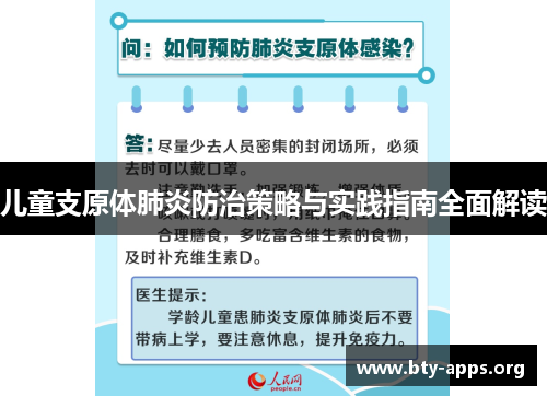 儿童支原体肺炎防治策略与实践指南全面解读 儿童支原体肺炎防治策略与实践指南全面解读