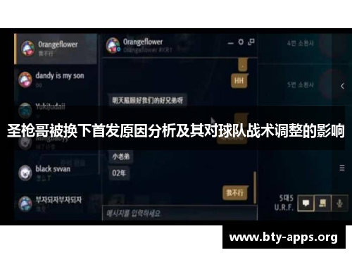 圣枪哥被换下首发原因分析及其对球队战术调整的影响