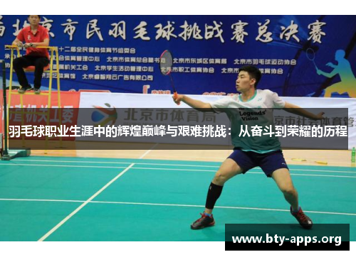 羽毛球职业生涯中的辉煌巅峰与艰难挑战:从奋斗到荣耀的历程 羽毛球职业生涯中的辉煌巅峰与艰难挑战:从奋斗到荣耀的历程